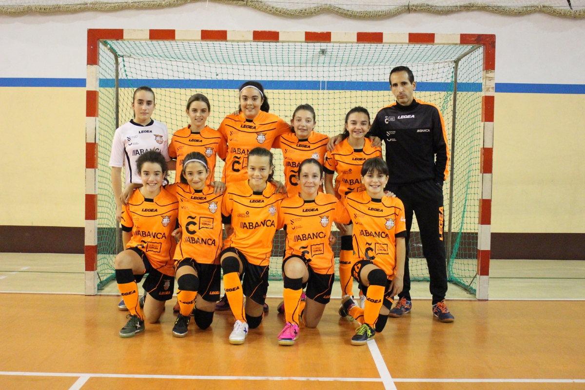 Las infantiles del Viaxes Amarelle FSF terminan la competición regular ...